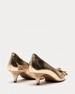 Elizabeth Pump Metallic Leather Platino -clothing ELIZAML PLATINO 03