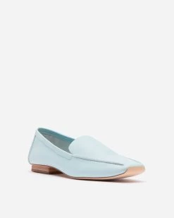Elyce Loafer Leather Light Blue -clothing ELYCE BOARSKIN LTBLUE 02