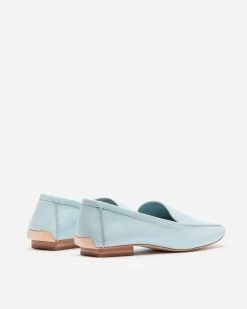 Elyce Loafer Leather Light Blue -clothing ELYCE BOARSKIN LTBLUE 03