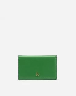 Evening Wallet Soft Nappa Green Oyster