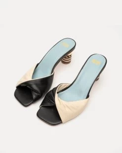 Farah Twist Kickball Heel Nappa Black Oyster 11 Farah Twist Kickball Heel Nappa Black Oyster -clothing FARAHSN BLACKWHITE 06