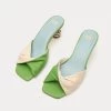 Farah Twist Kickball Heel Nappa Green Oyster