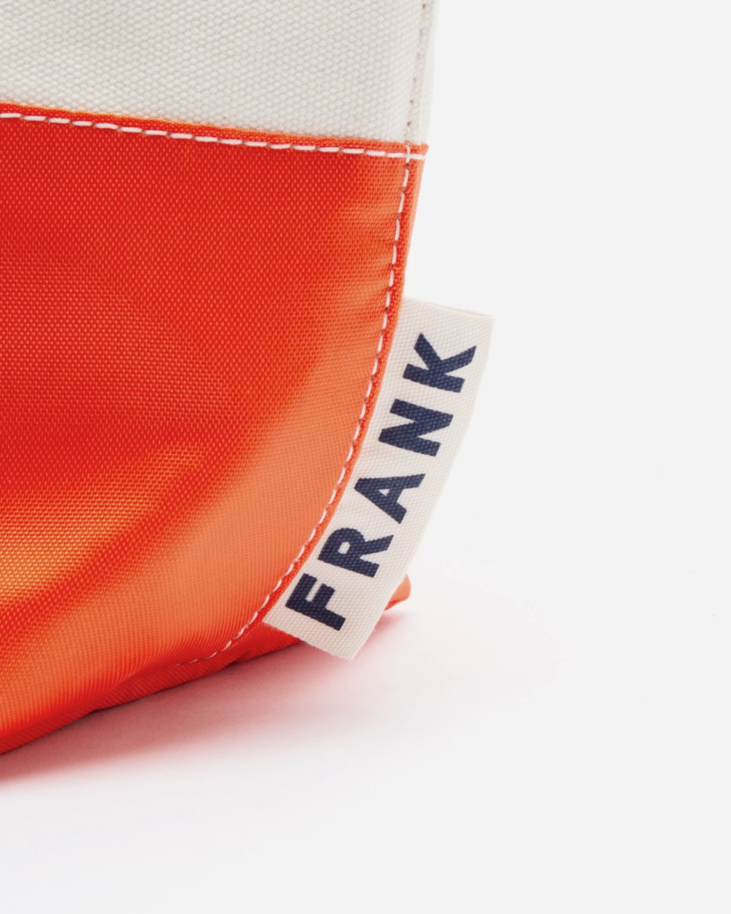 Frank Men's XL Canvas Tote Natural Orange 3 Frank Men's XL Canvas Tote Natural Orange - Image 3