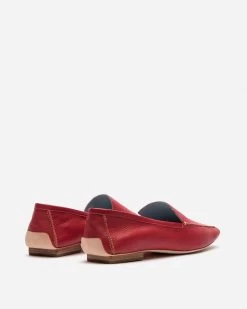 Elyce Loafer Leather Red -clothing FV RE18 ELYCE RED 03 fe061d73 45e4 4aca bd7e a6e0738f1ffa