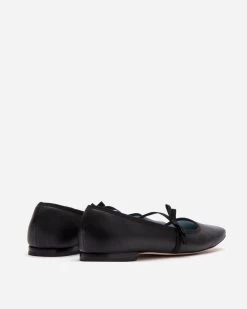 Jude Mary Jane Leather Flat Black -clothing FV SS18 JUDE BLACK 03 1