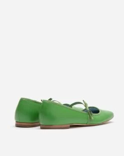 Jude Mary Jane Leather Flat Green -clothing FV SS18 JUDE GRASS 03 b9f94ccd 2303 41fd a6b3 17bf9f98833e