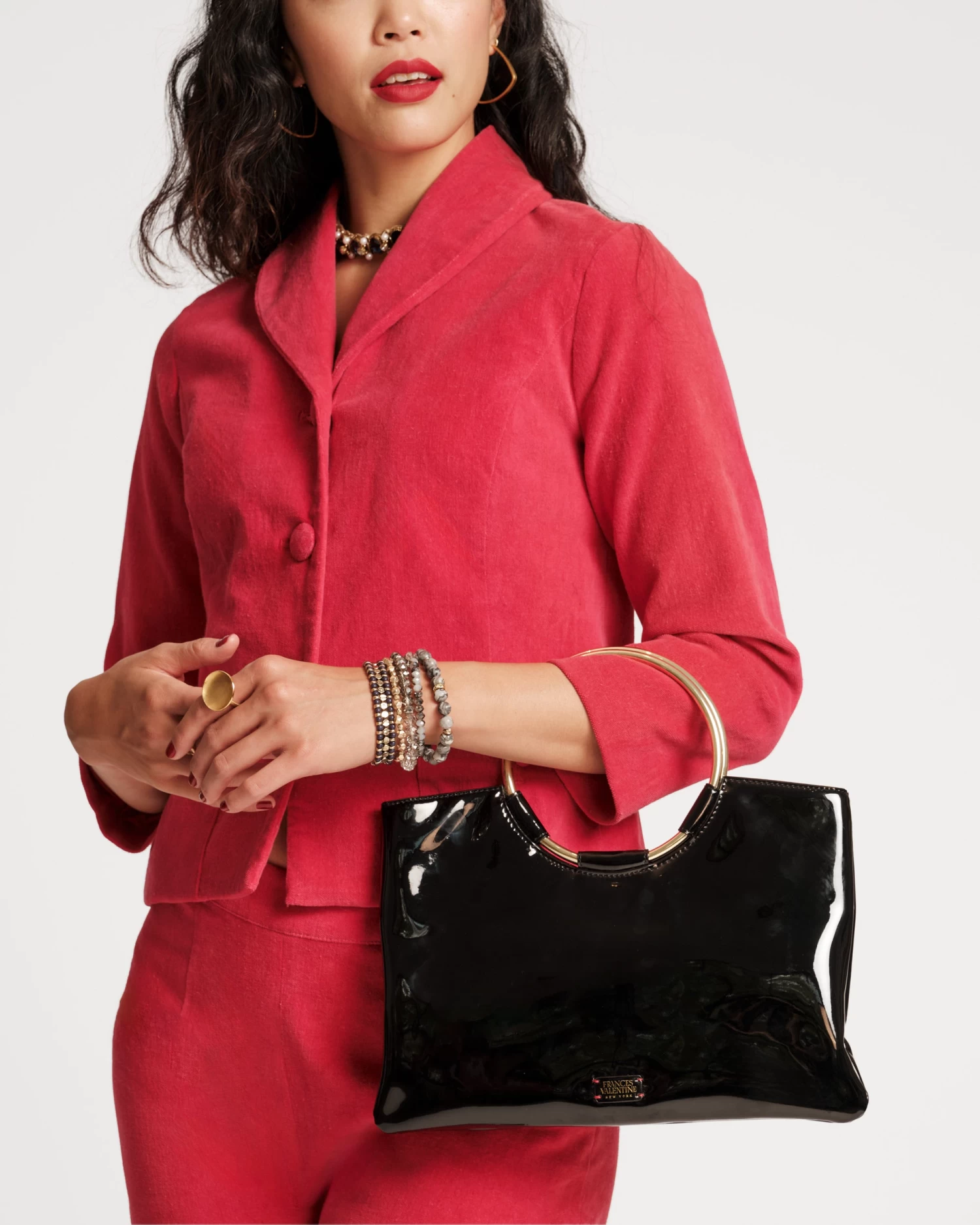 Ringo Bag Soft Patent Black 2 Ringo Bag Soft Patent Black - Image 2