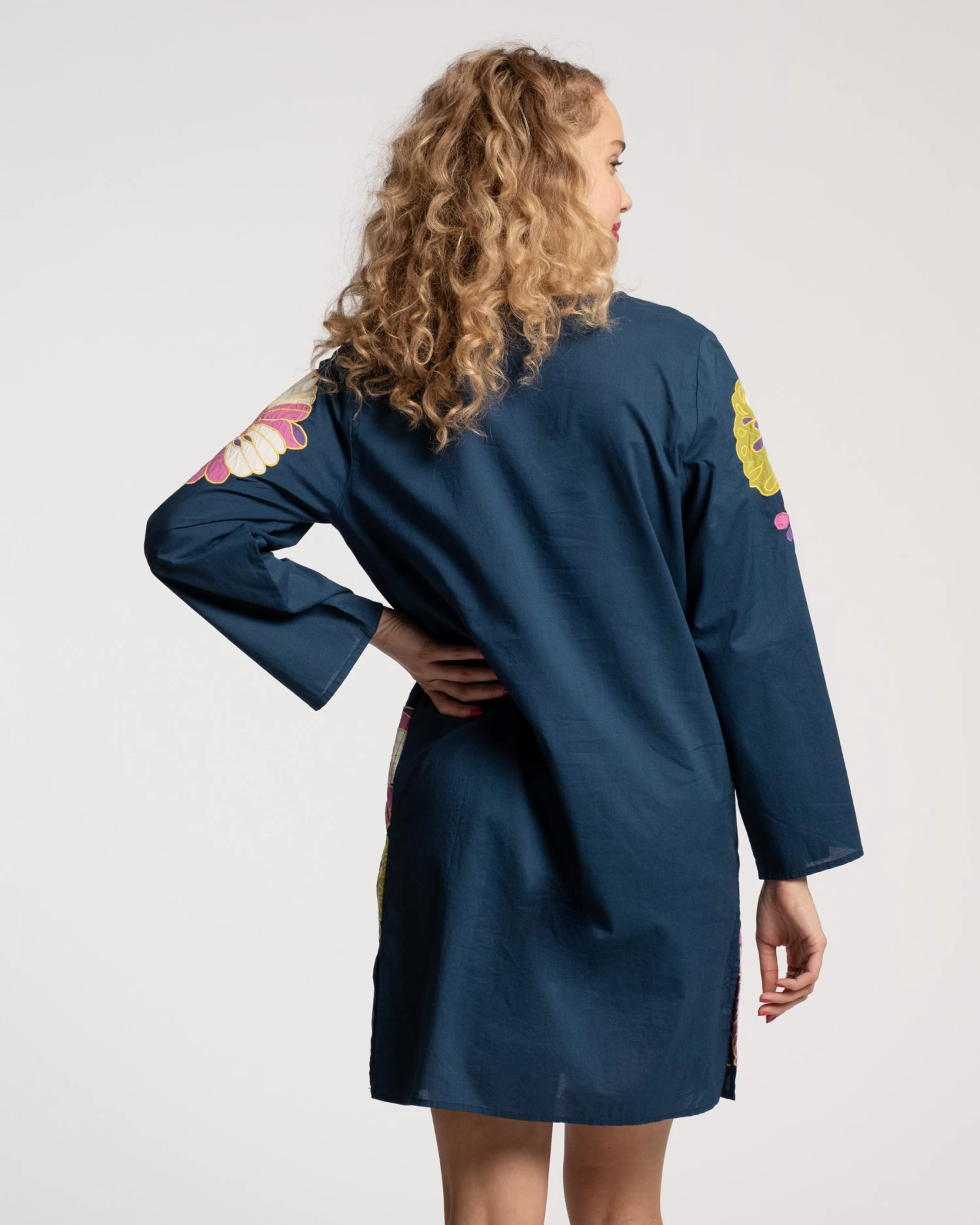 Goldie Tunic African Daisy Navy Multi 6 Goldie Tunic African Daisy Navy Multi - Image 6