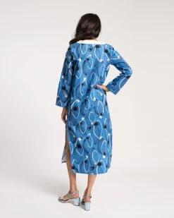 Kitt Caftan Aquarius Print Blue Multi -clothing GROOVY BLUE 03 scaled