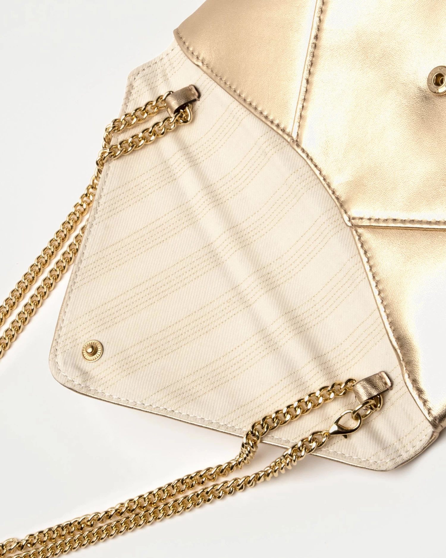 Evie Envelope Clutch Nappa Platino 5 Evie Envelope Clutch Nappa Platino - Image 5