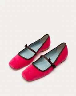 Jude Mary Jane Velvet Pink -clothing JUDEV PINK 04