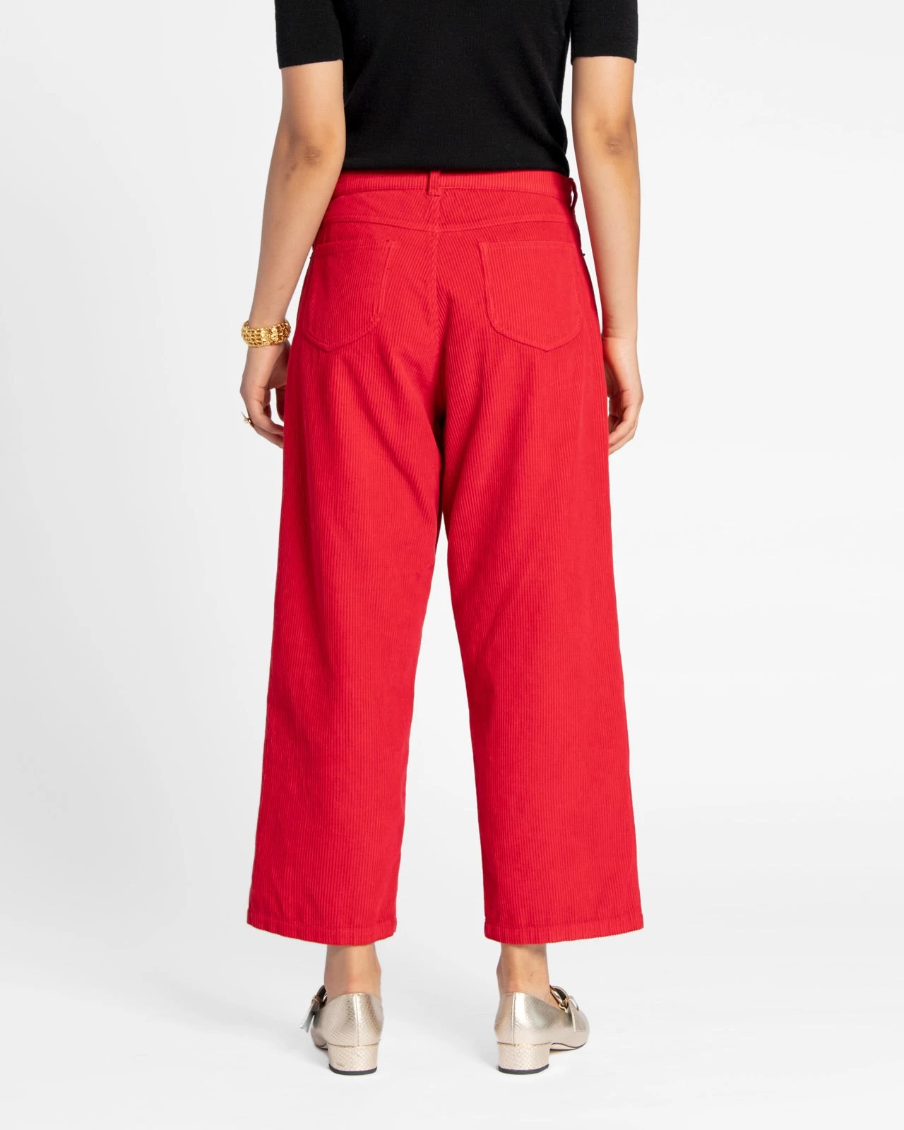 Jane Corduroy Pant Red 3 Jane Corduroy Pant Red - Image 3