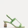Kiki Mini Dot Heel Green