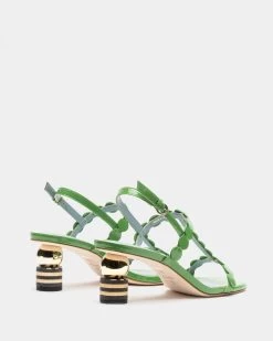 Kiki Mini Dot Heel Green -clothing KIKIHEEL GREEN 03