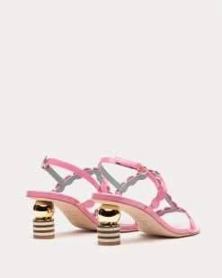 Kiki Mini Dot Heel Pink 8 Kiki Mini Dot Heel Pink -clothing KIKIHEEL PINK 04