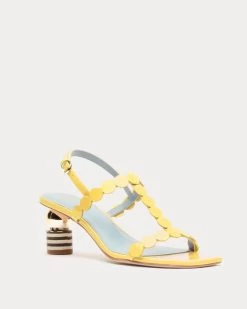 Kiki Mini Dot Heel Yellow 6 Kiki Mini Dot Heel Yellow -clothing KIKIHEEL YELLOW 01