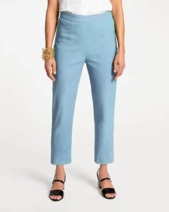 Lucy Pant Stretch Cotton Light Blue