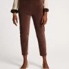 Lucy Pant Stretch Velvet Chocolate