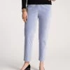 Lucy Pant Stretch Velvet Light Blue