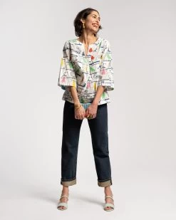 Easy Top La Cage Print -clothing LaCage easytop 02