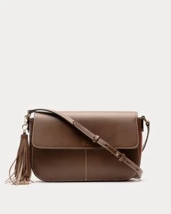 Maddy Crossbody Natural Vachetta Chocolate