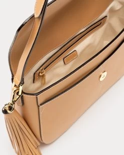 Maddy Crossbody Natural Vachetta Camel -clothing MADDY VACHETTA TAN 04