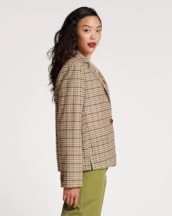 Max Wool Jacket Baby Houndstooth -clothing MAX PLAID 02