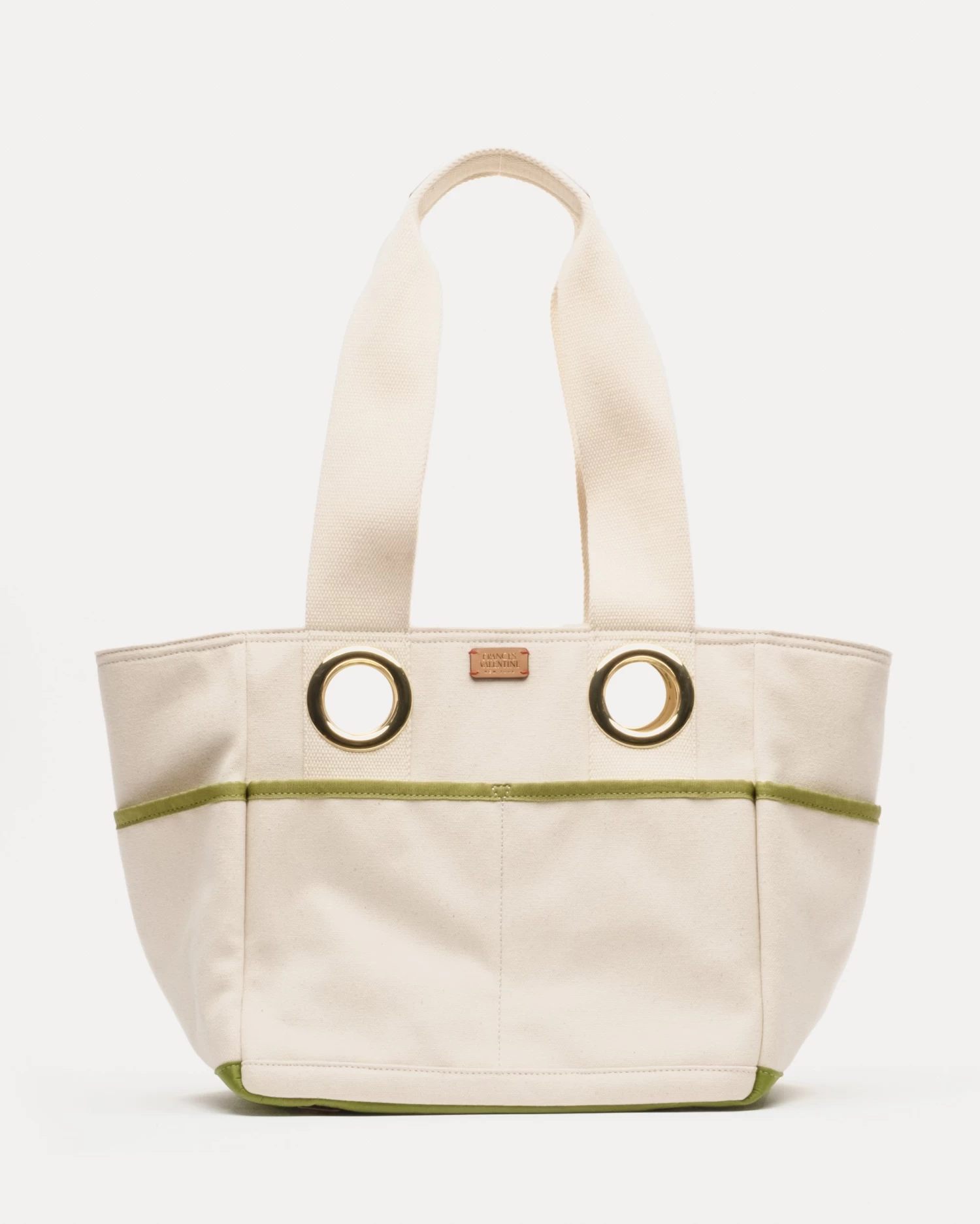 Mr. Green Jeans Tote Natural Green 1 Mr. Green Jeans Tote Natural Green