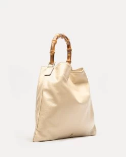 Muriel Tote Naplak Oyster 6 Muriel Tote Naplak Oyster -clothing MURIELNP OYSTER 02