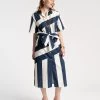 Amanda Shirtdress Stripe Navy White