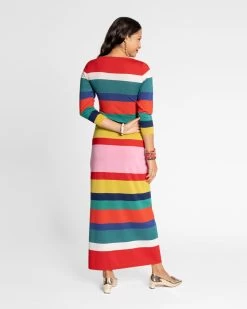 Monaco Maxi Dress Wool Multi -clothing Monaco Dress 04 ed573319 81cb 4c8d bfcf 3f43a8c6ed18