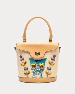 Agatha Embroidered Basket