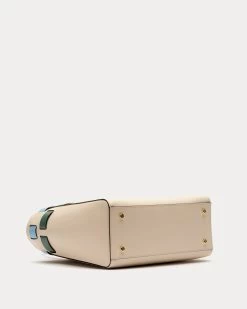 Henry Basketweave Tote Oyster Olive Blue -clothing Oyster Henry 2