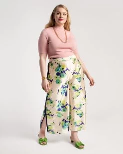 Palazzo Pant Tuileries Oyster Green -clothing PALAZZO TULLERIES