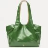 Portia Satchel Naplak Green Oyster