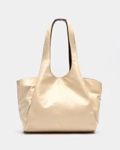 Portia Satchel Naplak Oyster Chocolate