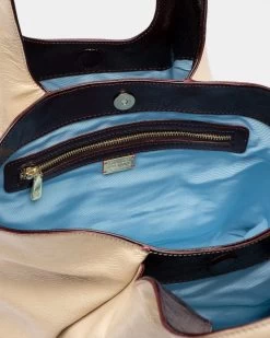 Portia Satchel Naplak Oyster Chocolate 8 Portia Satchel Naplak Oyster Chocolate -clothing PORTIANP OYSTER 03