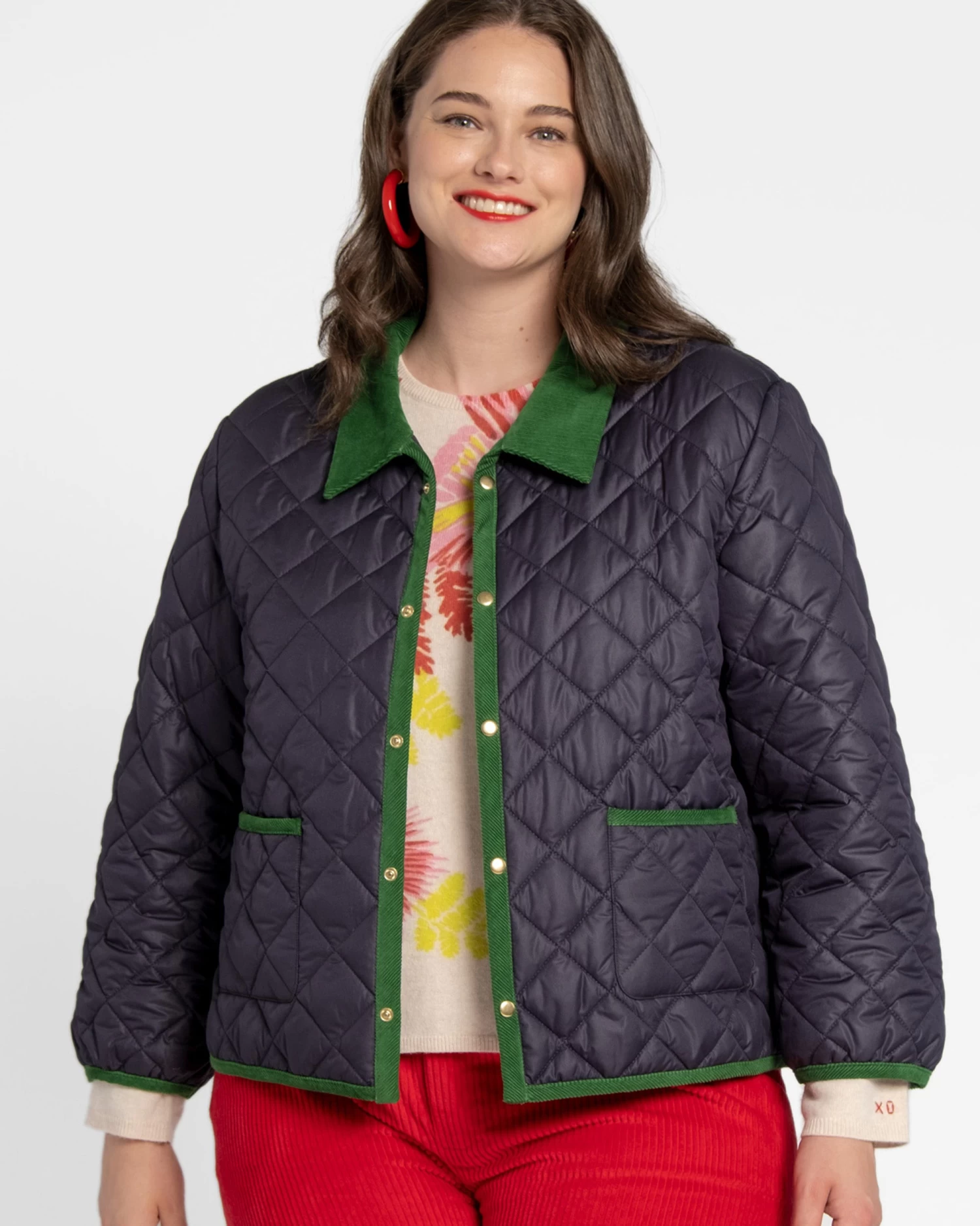 Quilted Jacket Navy 4 Quilted Jacket Navy - Image 4