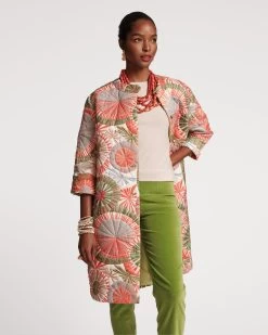 Park Quilted Coat Starburst Print -clothing QUILTED COAT 02