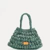 Raffia Baby Tote Green
