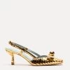 Raquel Pump Disco Leather Gold