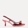 Raquel Pump Disco Leather Rose