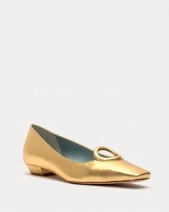 Regan Flat Metallic Leather Platino -clothing REGANML PLATINO 02