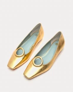 Regan Flat Metallic Leather Platino -clothing REGANML PLATINO 04