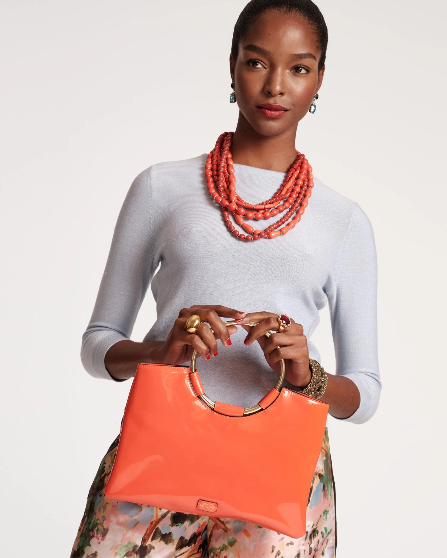Ringo Bag Soft Patent Orange 2 Ringo Bag Soft Patent Orange - Image 2