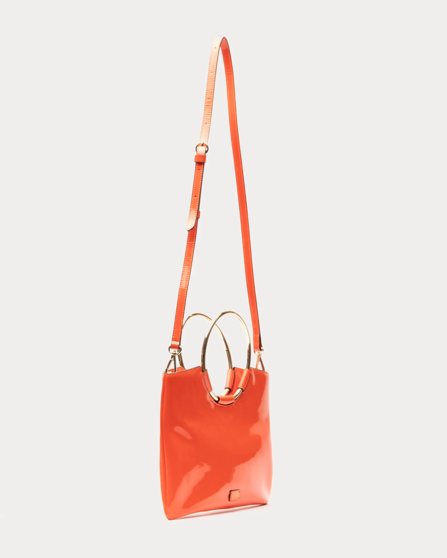 Ringo Bag Soft Patent Orange 3 Ringo Bag Soft Patent Orange - Image 3