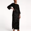 Regina Sequin Dress Black