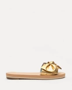 Sandy Cloud Slide Soft Nappa Platino Oyster -clothing SANDYSLGN PLATINO 01