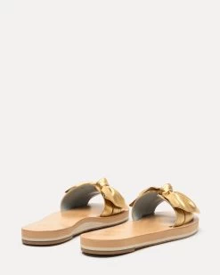 Sandy Cloud Slide Soft Nappa Platino Oyster -clothing SANDYSLGN PLATINO 03