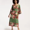 Shimmy Dress Meadow Floral Print